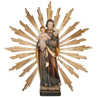 Saint Joseph with Child with rays