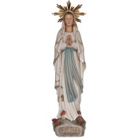 Nostra signora di Lourdes con aureola