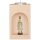 Candle holder with Our Lady of Lourdes in niche
