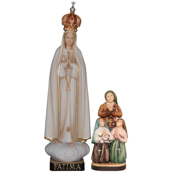 Our Lady of Fatimá with crown and childs