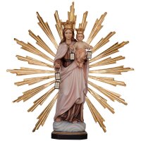 Madonna del Monte Carmel con raggiera