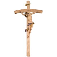 Cristo barocco con croce curva