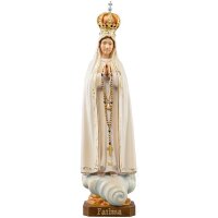 Madonna Fatima con corona e rosario