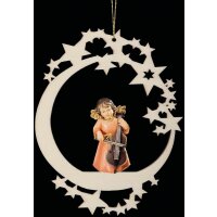 Moon with Light angels violoncello