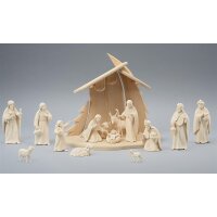 LI Stable Christmastree + 15 figurines Light nativity