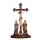 Gruppo di crocefissione Siena su croce barocca dappoggio