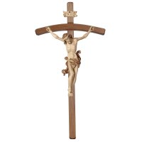 Corpus Leonardo-cross bent dark stained