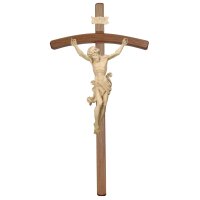 Corpus Leonardo-cross bent dark stained