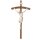 Corpus Siena-cross bent dark stained