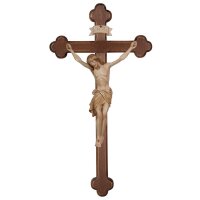 Corpus Siena-cross baroque dark stained