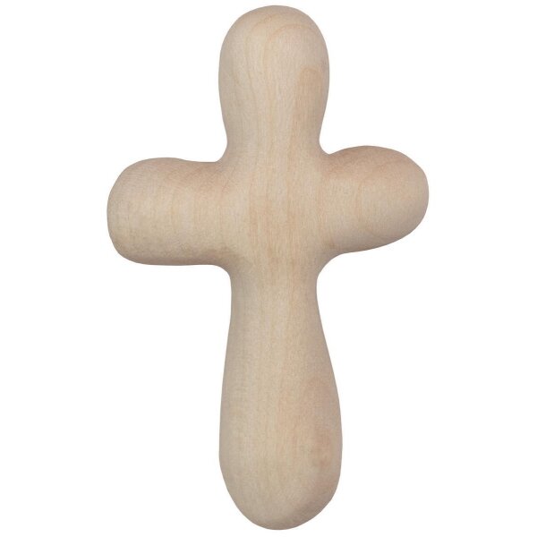 Lucky charm "Cross" maple wood: your travelling companion