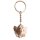 Key Ring Pendant with Angel Head