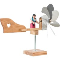 Windmill mini with Woman (larch wood)