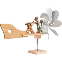 Windmill with Wood-sawyer (larch wood)