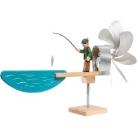 Windmill with fisherman (larch wood)