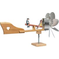 Windmill with teeterboard (larch wood)