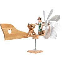 Windmill big with Wood-sawyer (larch wood)
