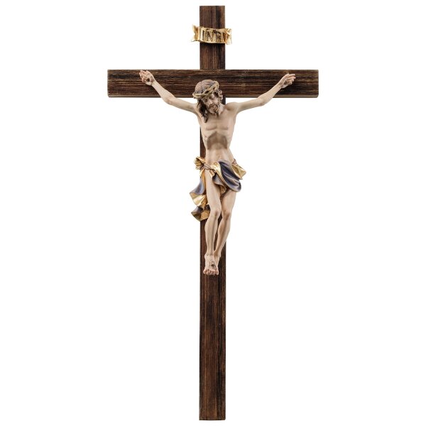 Christus Insam mit Kreuz rustical Altholz
