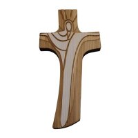 Kreuz modern Jesus mit Strahlen