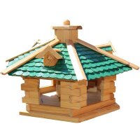 Vogelhaus zum Stellen mit Dachgaube