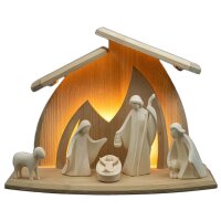 6pz. Natività Aram + LED Presepe Altea