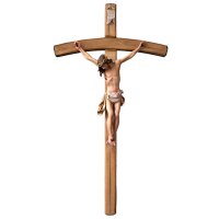 Crucifix Walder + carved curved cross