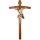 Crucifix Romerio carved curved cross