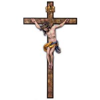 Crucifix Romerio+Thorns+cross straight ancient