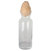 Carafe with Swiss pine cone