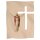 Piastra croce con cristo risorto colorato
