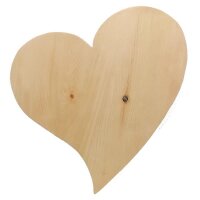 Heart - Swiss Pine, flat