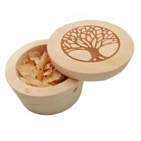 Casket with scent, life tree, Swiss Pine shavings