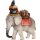 Elefant mit Reiter und Gepäck