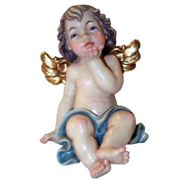 Romantische Engel - Sebastian - lasiert - 7 cm