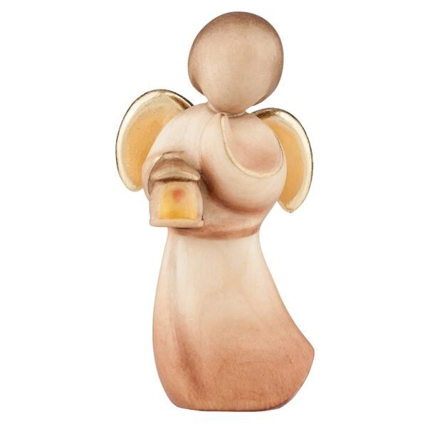 angel modern art with lamp - colored - 3,9 inch