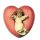Herz mit Jesu - patinato x3. - 7 cm